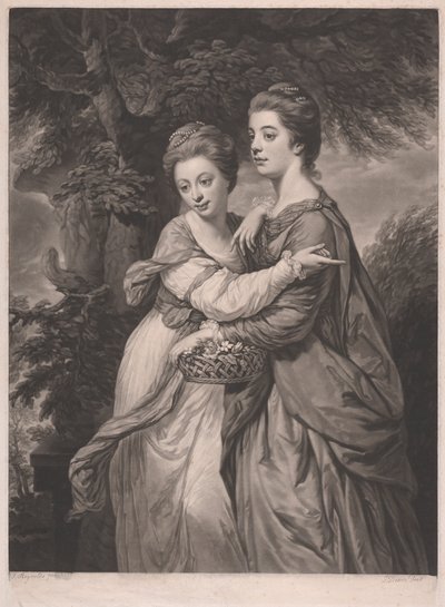 Miss Emma en Miss Elizabeth Crewe door John Dixon