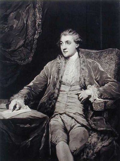 Portret van de hertog van Leinster door John Dixon