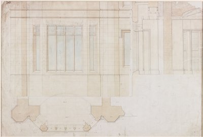 Ontwerp voor Raam bij Holme Eden door John Dobson