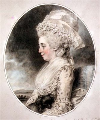 Portret van Mevrouw Bailey van St. Neots door John Downman