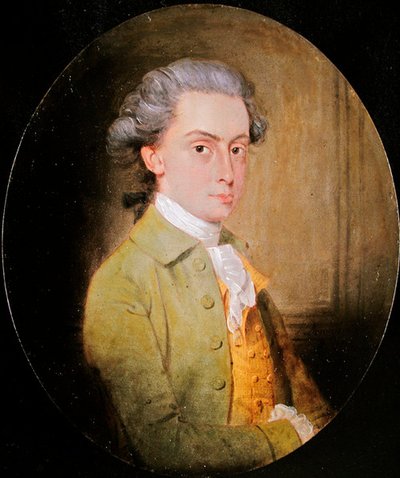 Portret van John Heigham van Humstan door John Downman