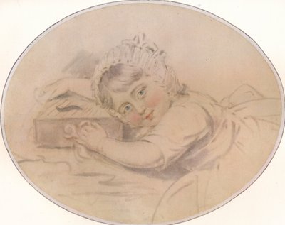Portret van de eerwaarde Henry Burrell als kind, 1784, 1917 door John Downman