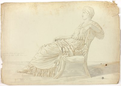 Oude Beeld van Agrippina door John Downman