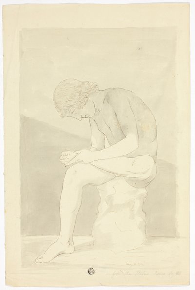De Doornplukker (Lo Spinario) door John Downman
