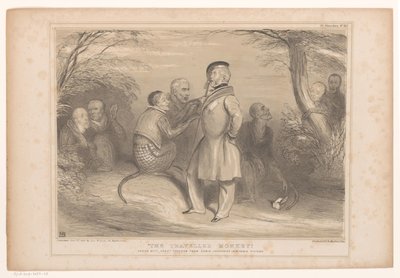 Lord Palmerston in het land van de apen door John Doyle
