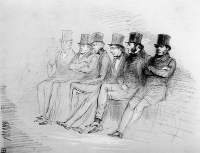Ongeluk maakt ons bekend met vreemde bedgenoten, 1847 door John Doyle