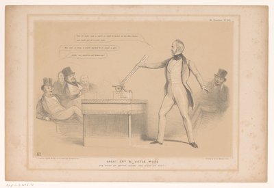 Spotprent met Lord Palmerston door John Doyle