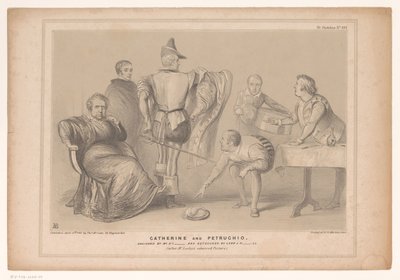 Spotprent met premier Robert Peel en Joseph Hume door John Doyle