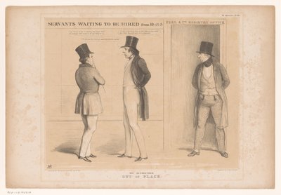 Voor het kantoor van Robert Peel door John Doyle