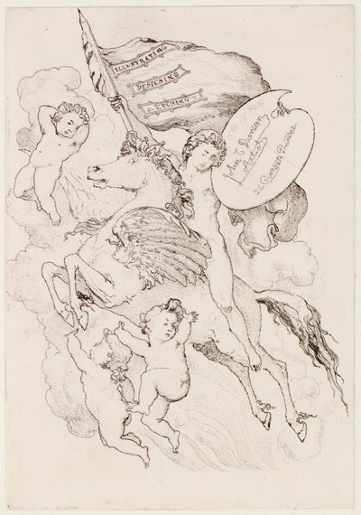 Vliegend paard door John Duncan