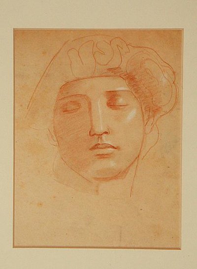 Hoofd van een Keltische god door John Duncan