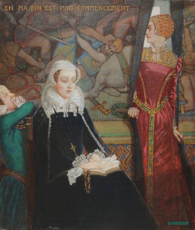 Mary Queen of Scots in Fotheringhay door John Duncan