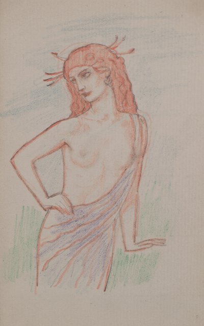 Zonder titel [Vrouwelijke figuur] door John Duncan