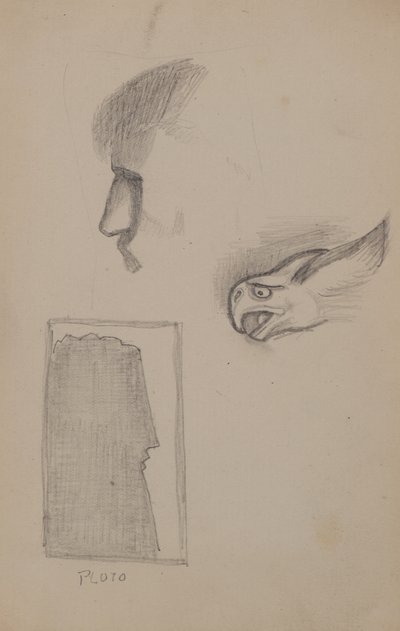 Zonder Titel [Potloodschetsen] door John Duncan