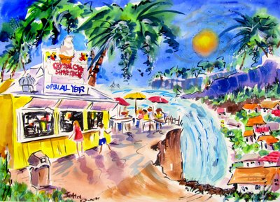 Een tropisch strandgenot door John Dunn
