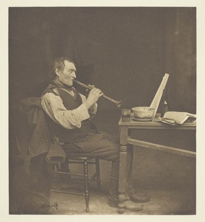 Klarinetspeler door John E. Dumont