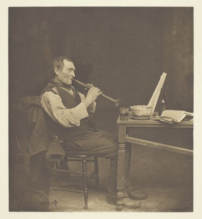 Klarinetspeler, ca. 1897 door John E. Dumont
