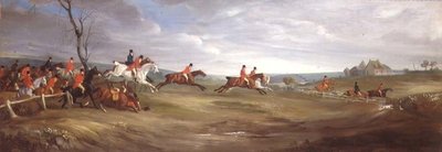 Een Jachtpartij met The Quorn door John E. Ferneley