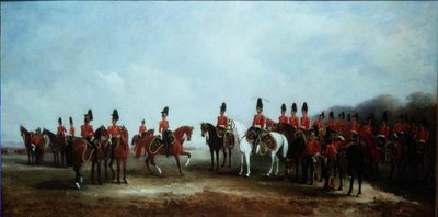Review van de 16e Lancers door John E. Ferneley