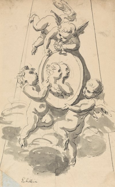 Ontwerp voor een Grafmonument door John Eckstein