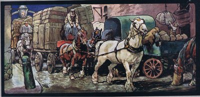 Trekpaarden, illustratie uit 