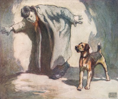 Politiehond aan het werk, illustratie uit 