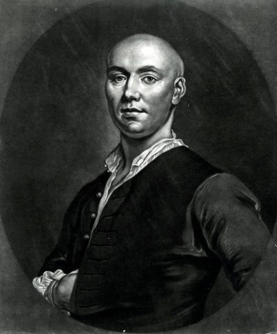 John Broughton (mezzotint) door John Ellys