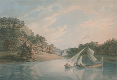 Het meer, Hawkstone Park, Shropshire door John Emes