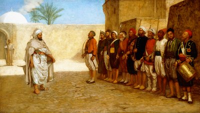 Hervorming van het leger in Marokko, 1872 door John Evan Hodgson