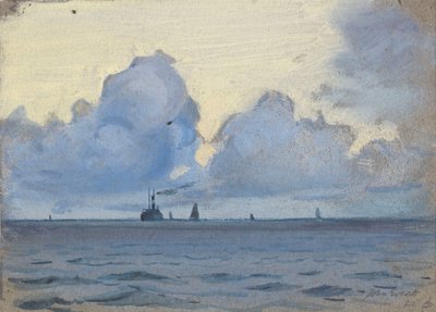 Zeegezicht, eind 19e eeuw - midden 20e eeuw door John Everett