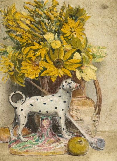 Stilleven (Gevlekte Hond) door John Everett