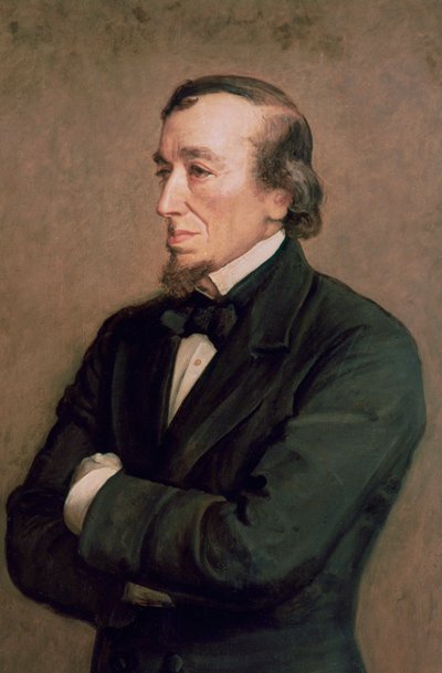 Benjamin Disraeli, Graaf van Beaconsfield, detail, 1881 door John Everett Millais
