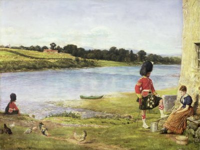Stromend naar de zee, 1871 door John Everett Millais