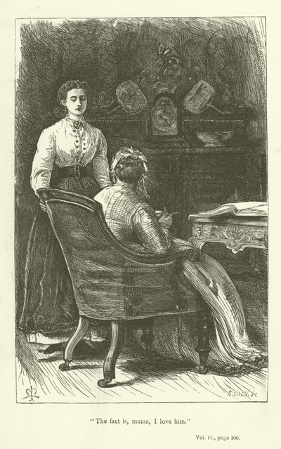 Illustratie voor Phineas Finn door Anthony Trollope door John Everett Millais