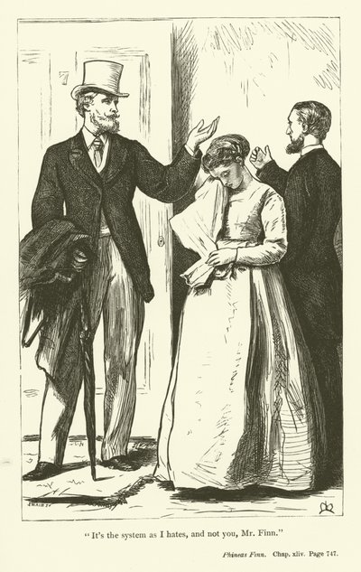 Illustratie voor Phineas Finn door Anthony Trollope door John Everett Millais