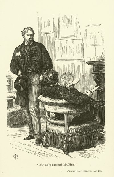 Illustratie voor Phineas Finn door Anthony Trollope door John Everett Millais