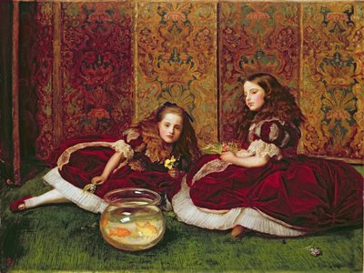 Vrije tijd, 1864 door John Everett Millais