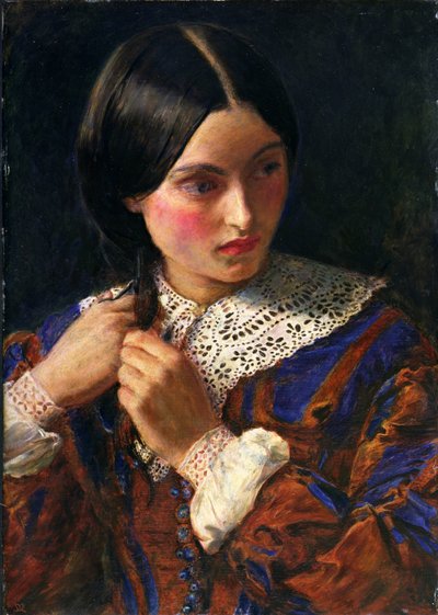 Slechts een Lok Haar door John Everett Millais