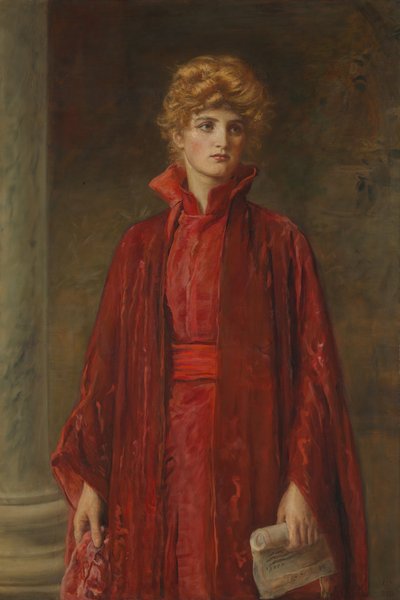 Portia, 1886 door John Everett Millais