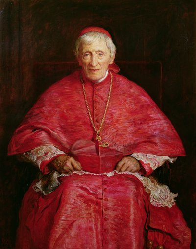Portret van kardinaal Newman door John Everett Millais