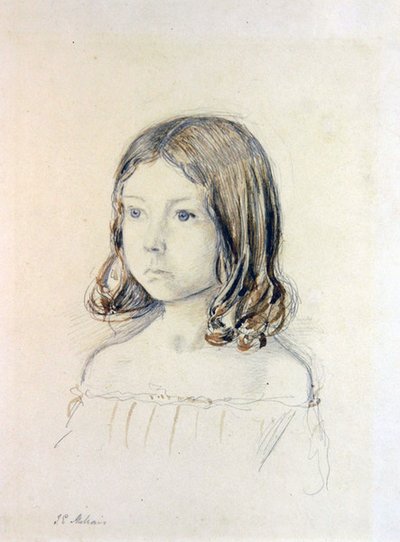 Portret van Mary Gertrude Holmes door John Everett Millais