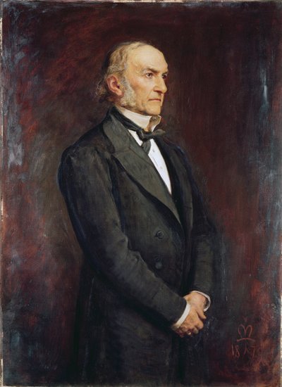Portret van William Ewart Gladstone (1809-1898) 1879 door John Everett Millais