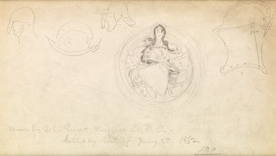 Schets voor een Wapen, 1862 door John Everett Millais