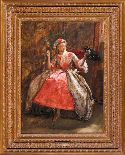 De witte kokarde door John Everett Millais