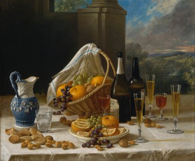 Stilleven van de lunch door John F. Francis