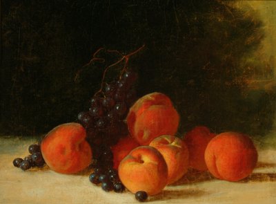 Stilleven met Druiven en Perziken, c.1845 door John F. Francis