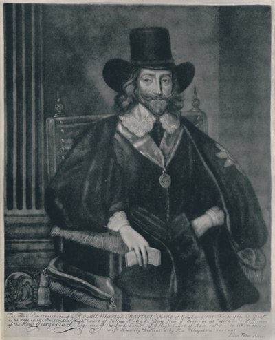 Portret van Karel I door John Faber the Elder