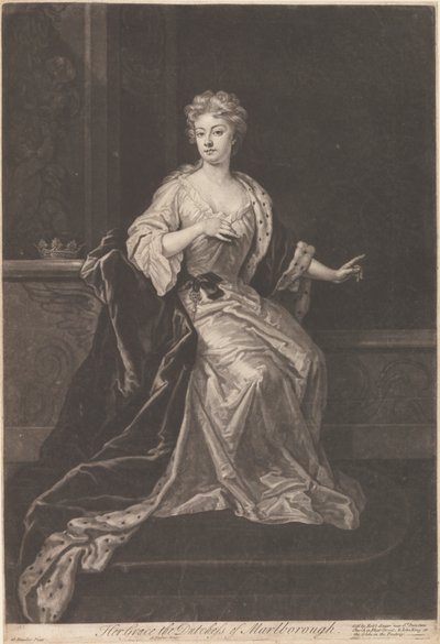 Hare genade de hertogin van Marlborough door John Faber the younger