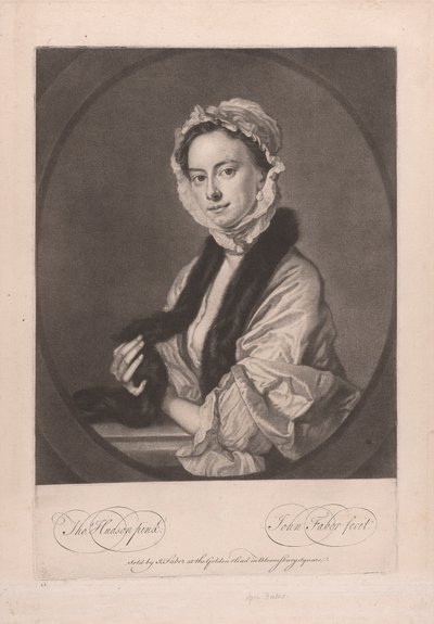 Mevrouw Faber door John Faber the younger