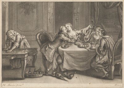 Verloren Zoon met Hoeren door John Faber the younger